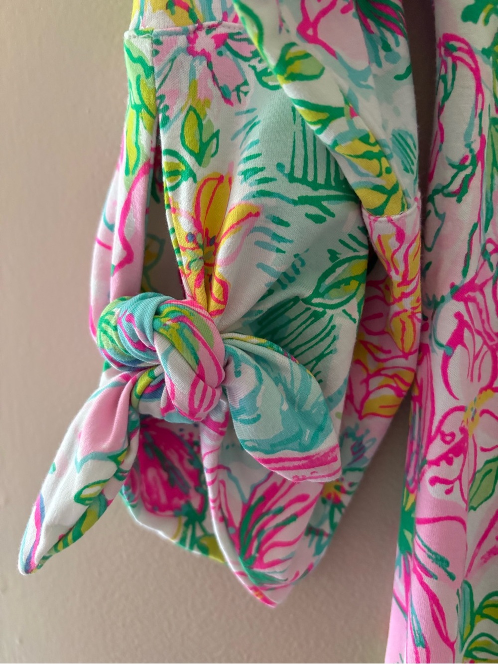 Lilly Pulitzer Lana Skort Romper Paradise Found Off the Shoulder Pink Size Large - Picture 8 of 13